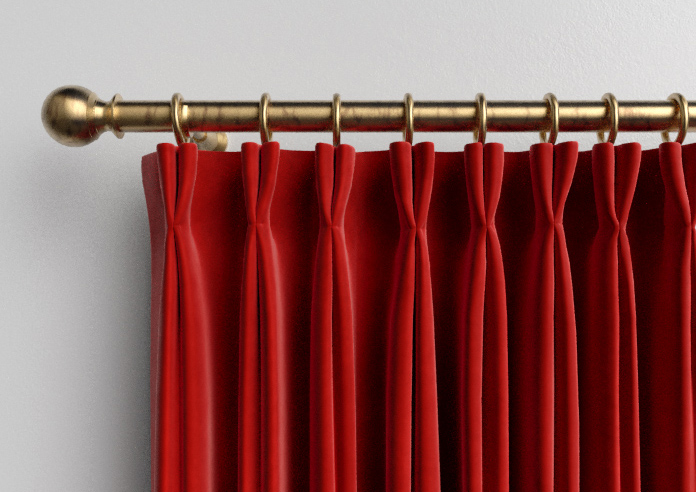 Odessa Velvet, Crimson - Made to Measure Curtains - Image 10